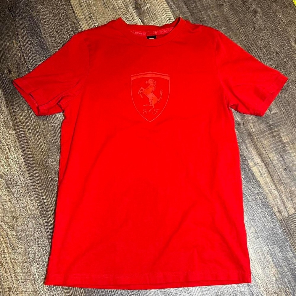 Vintage puma Ferrari racing tee‎ Size small